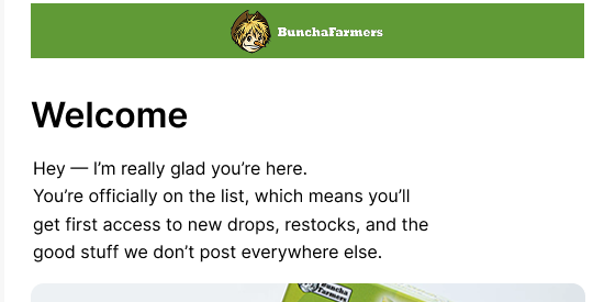 Welcome Flow
